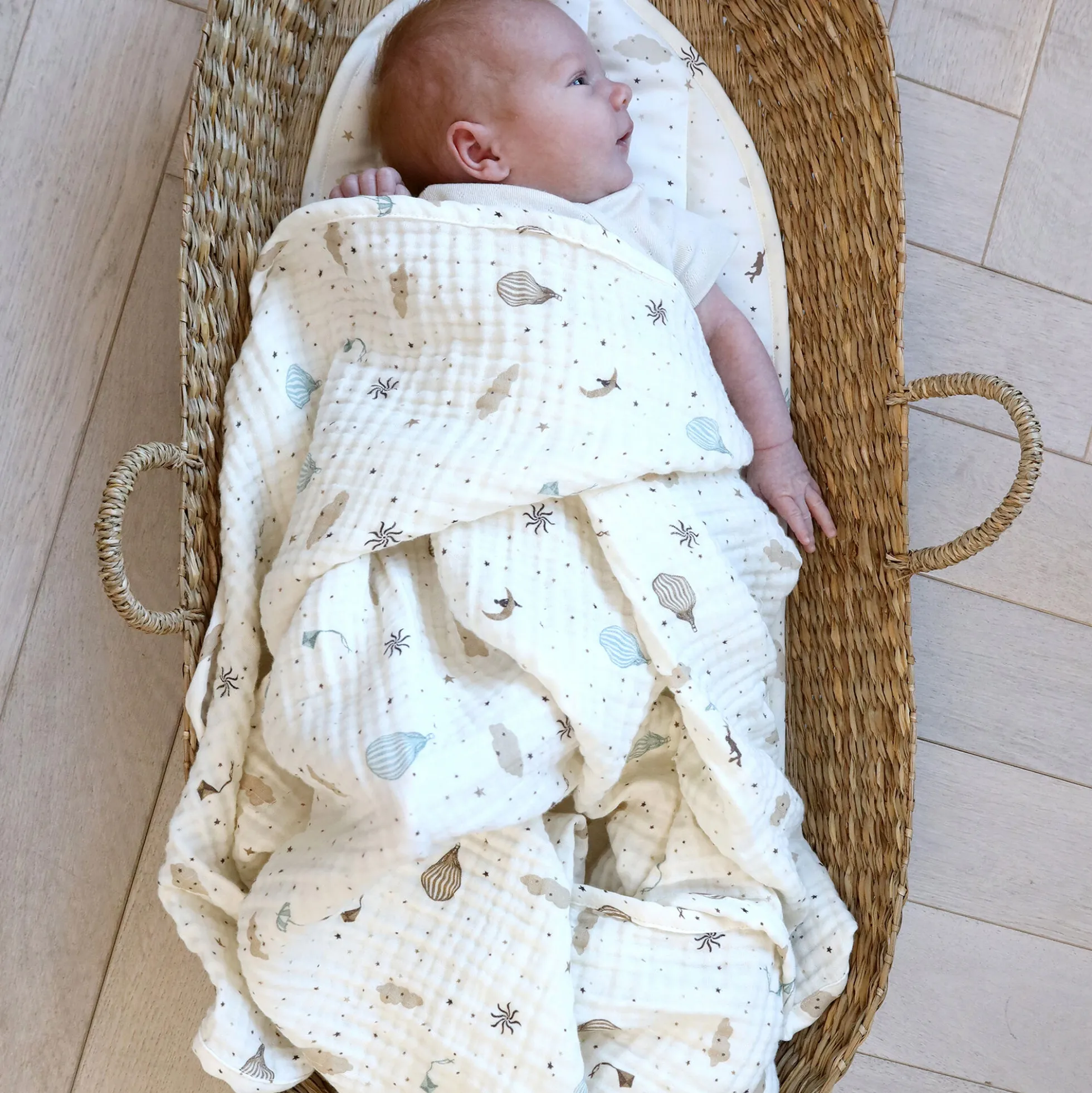 Muslin babytæppe, dreamland