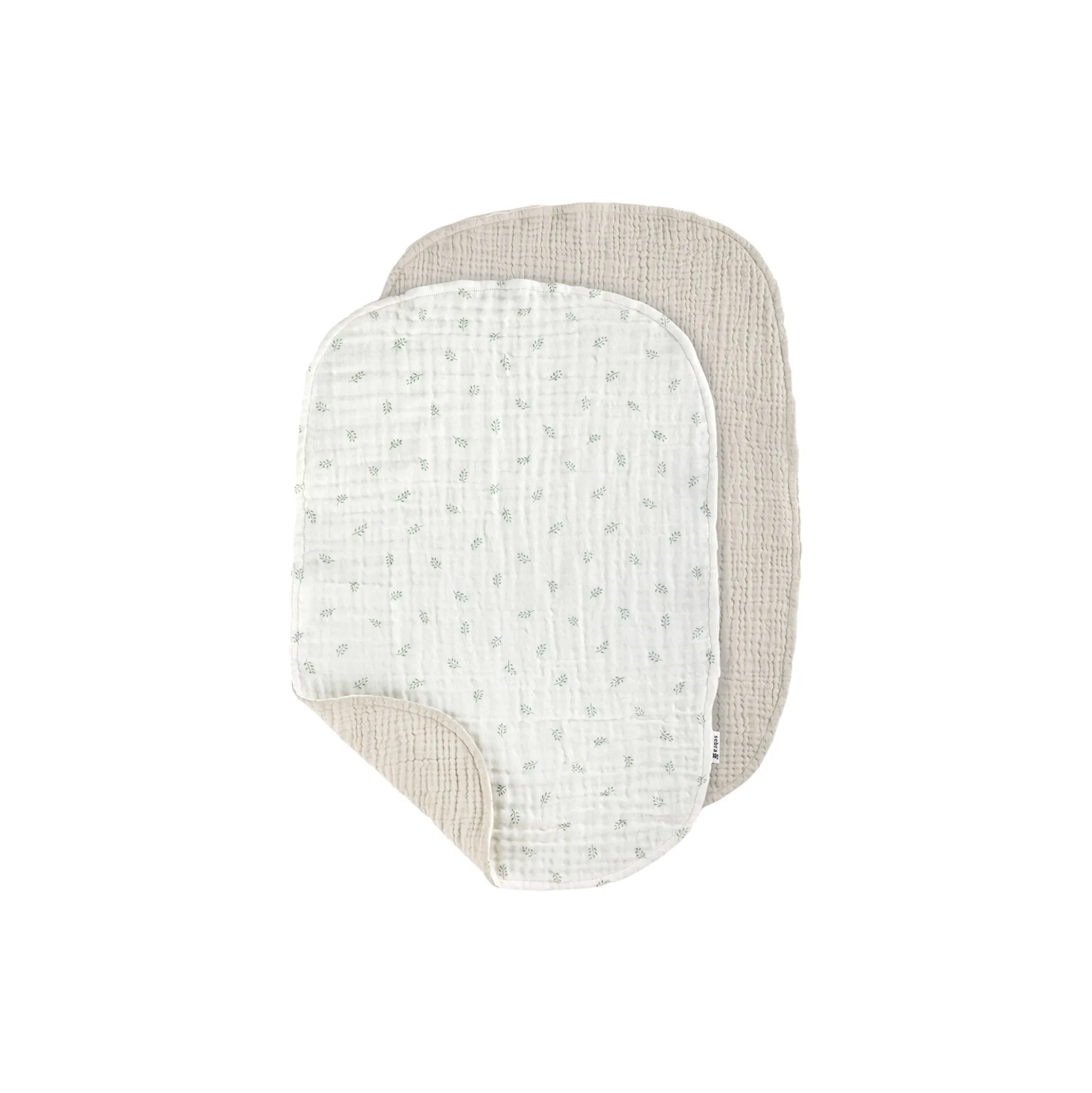 Musselin pusleunderlag, 2 stk, sophora