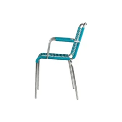 Mya Outdoor Chair with Armrests, turquo