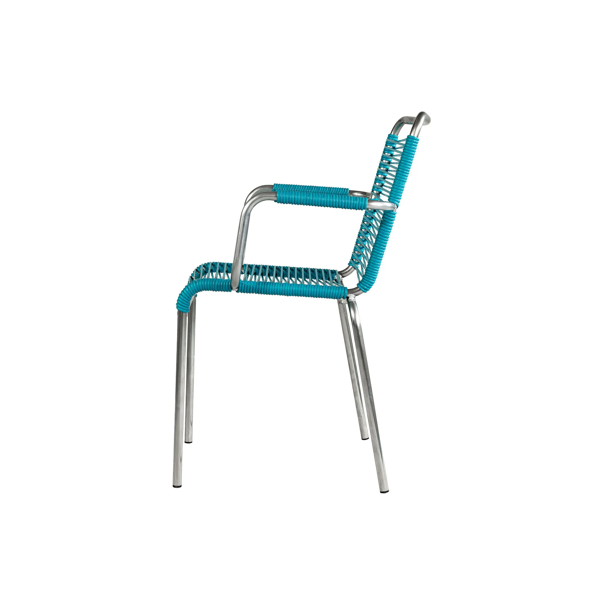 Mya Outdoor Chair with Armrests, turquo