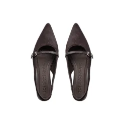 NANYSW SLINGBACK, dark brown