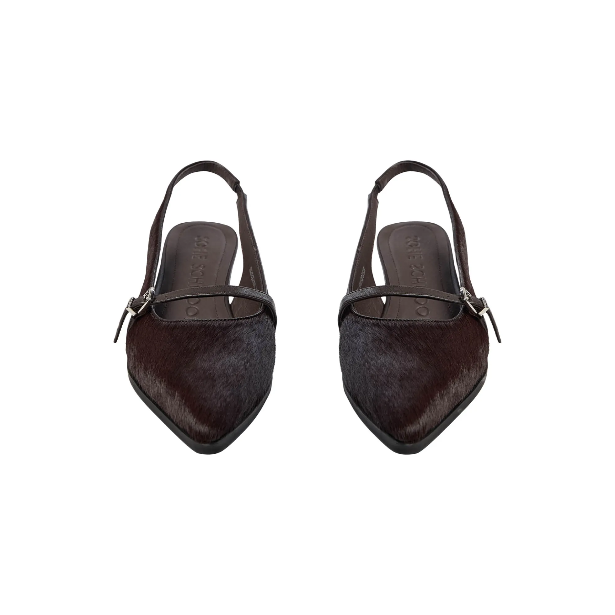 NANYSW SLINGBACK, dark brown