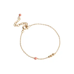 Nara armbånd, light coral