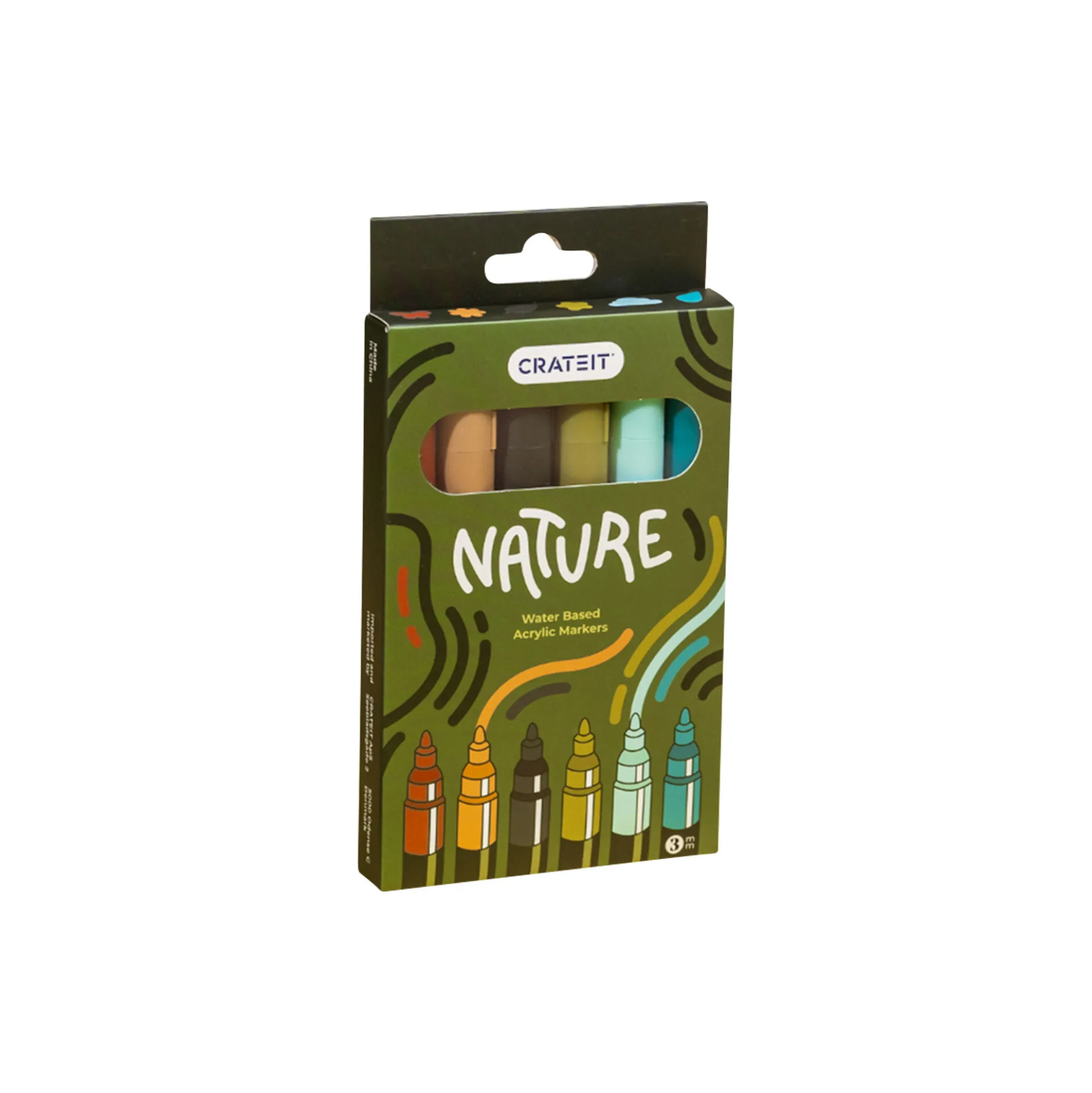 Nature Tuscher 3 mm 6 stk.