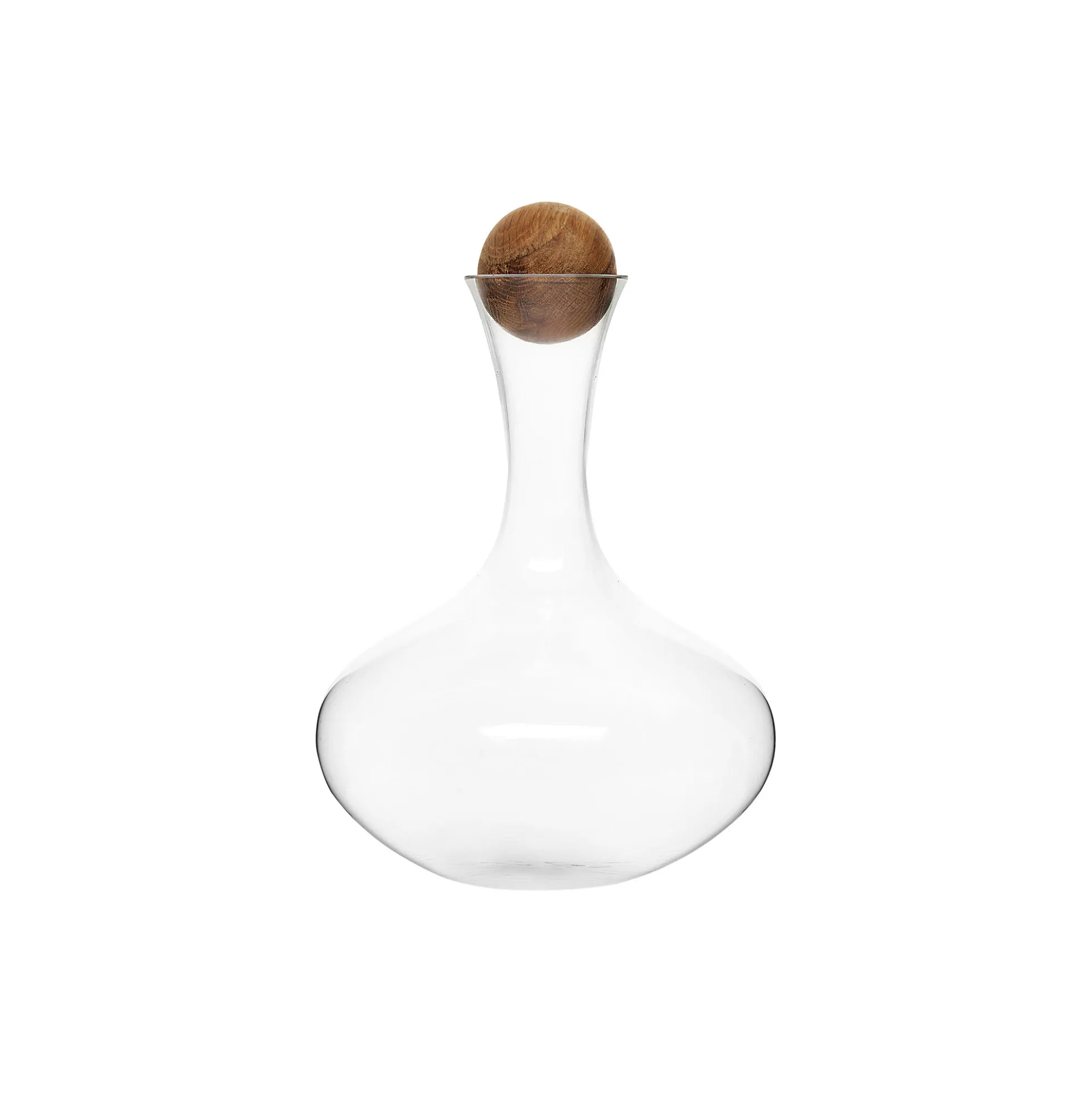Nature Wine Carafe with Oak Stopper