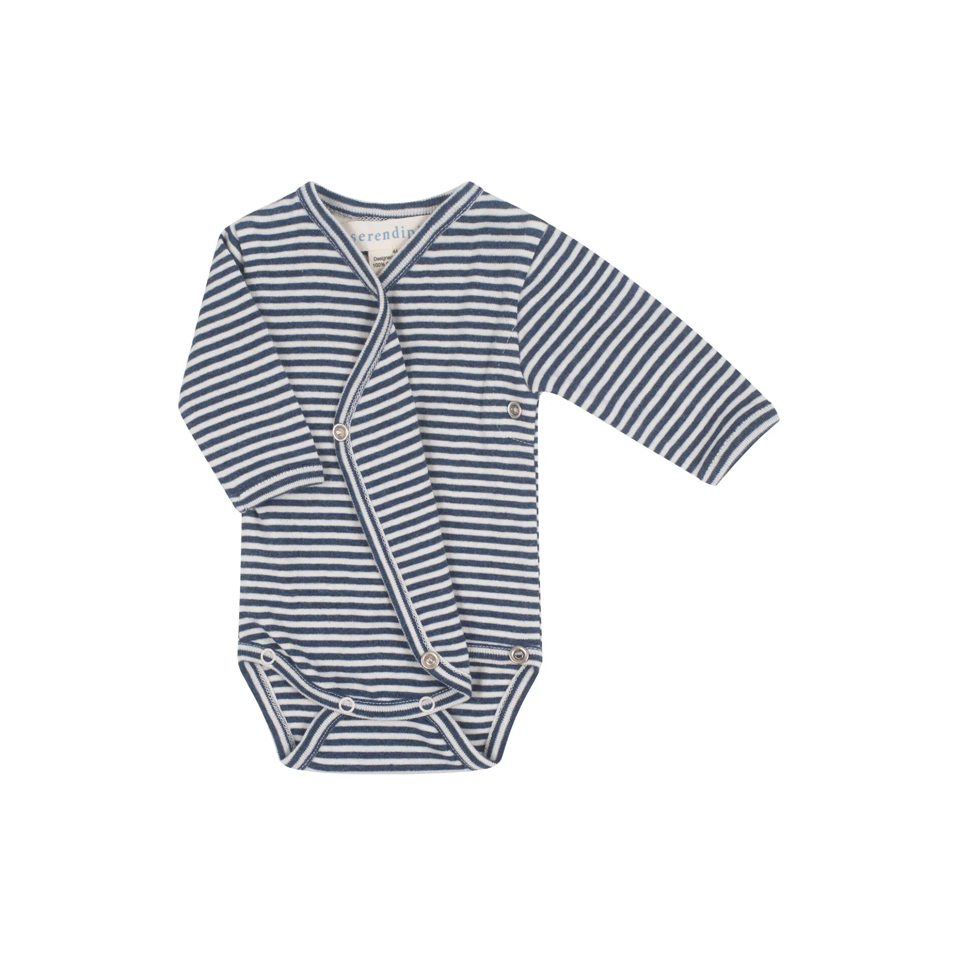 Newborn Wrap Body, navy/offwhite