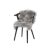 Newzealandsk Premium langhåret lammeskind, light grey