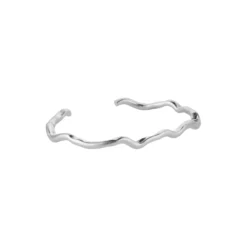 Nina Bangle Armbånd, forsølvet