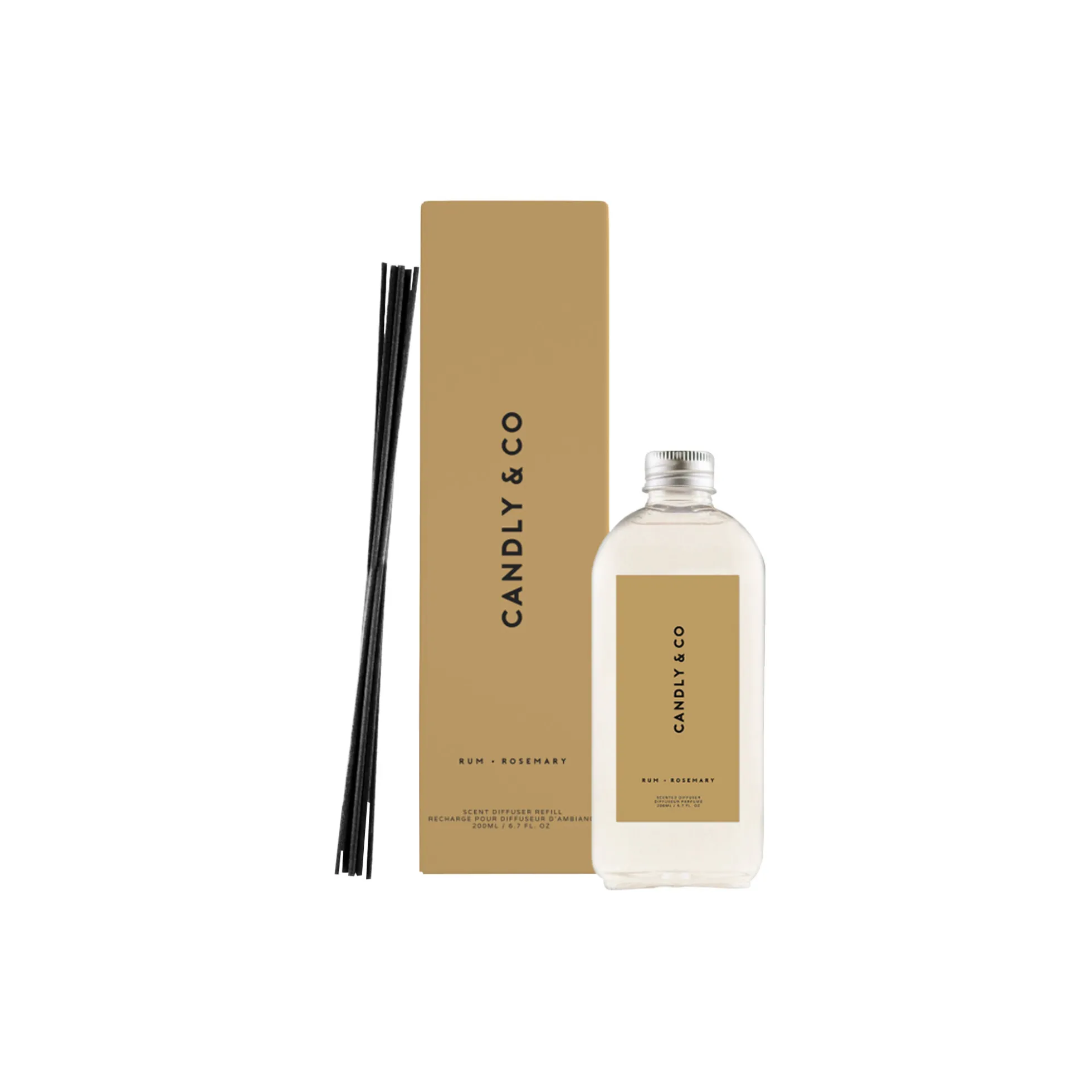 No. 2 Diffuser Refill, Rum/Rosemary