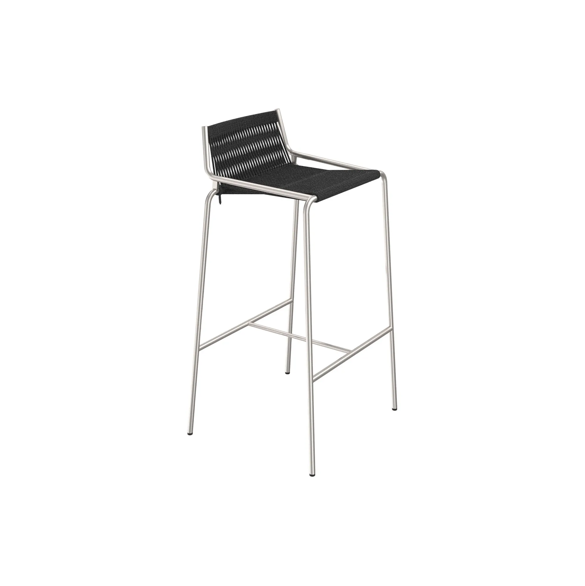 Noel Bar Chair, steel/black
