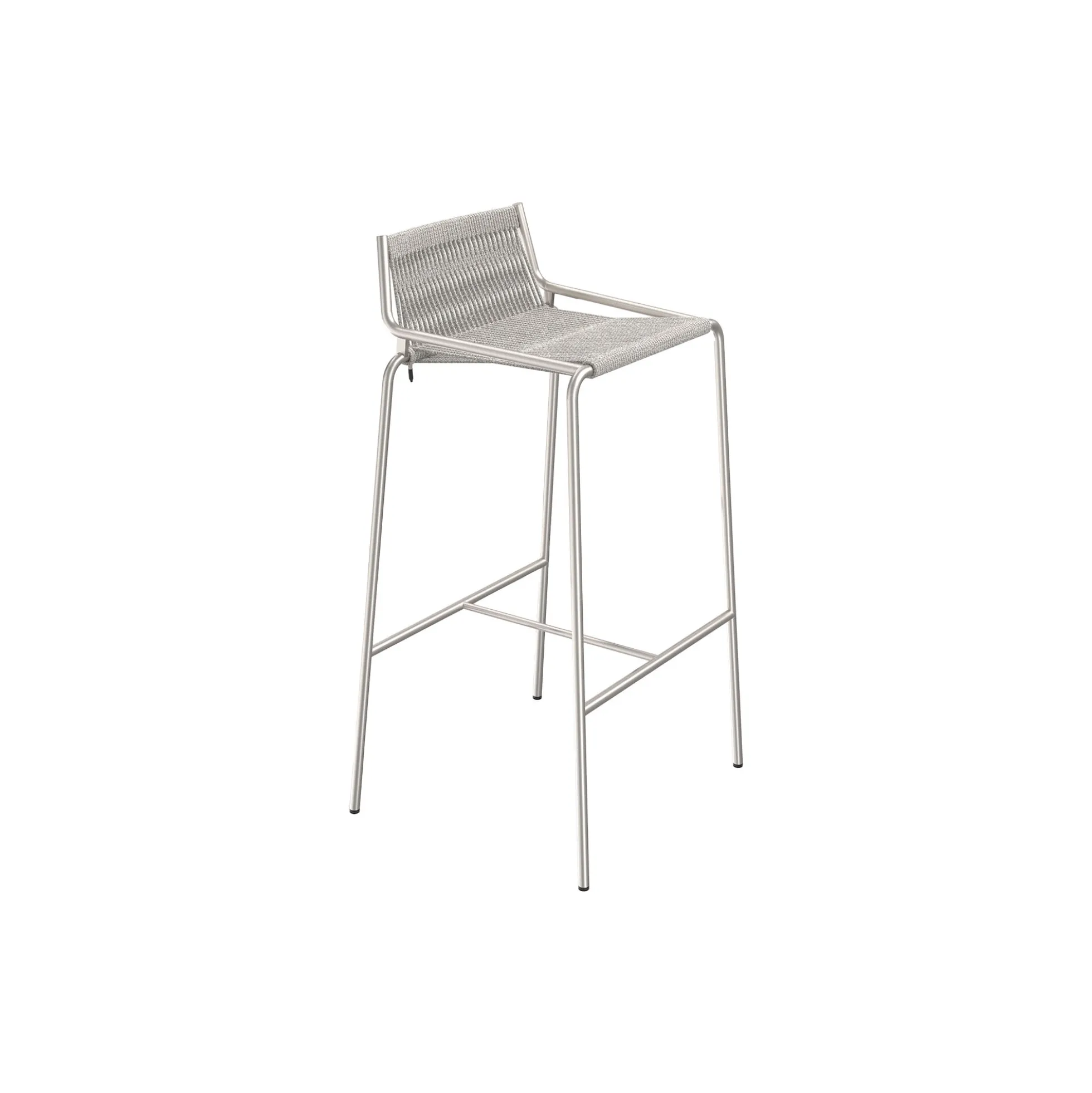 Noel Bar Chair, steel/fair grey