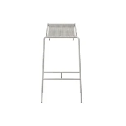 Noel Bar Chair, steel/fair grey