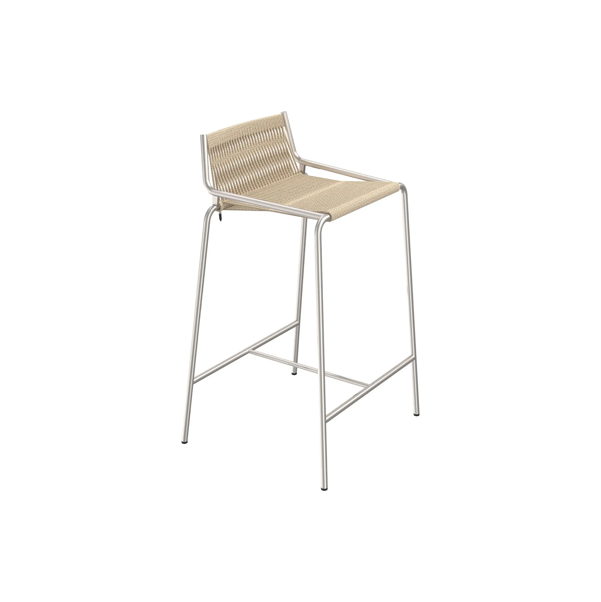 Noel Counter Chair, steel/nature