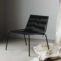 Noel Lounge Chair, black/black