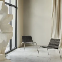 Noel Lounge Chair, black/dark grey
