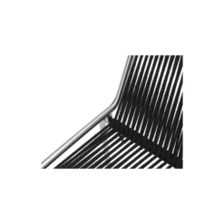 Noel Lounge Chair, steel/black