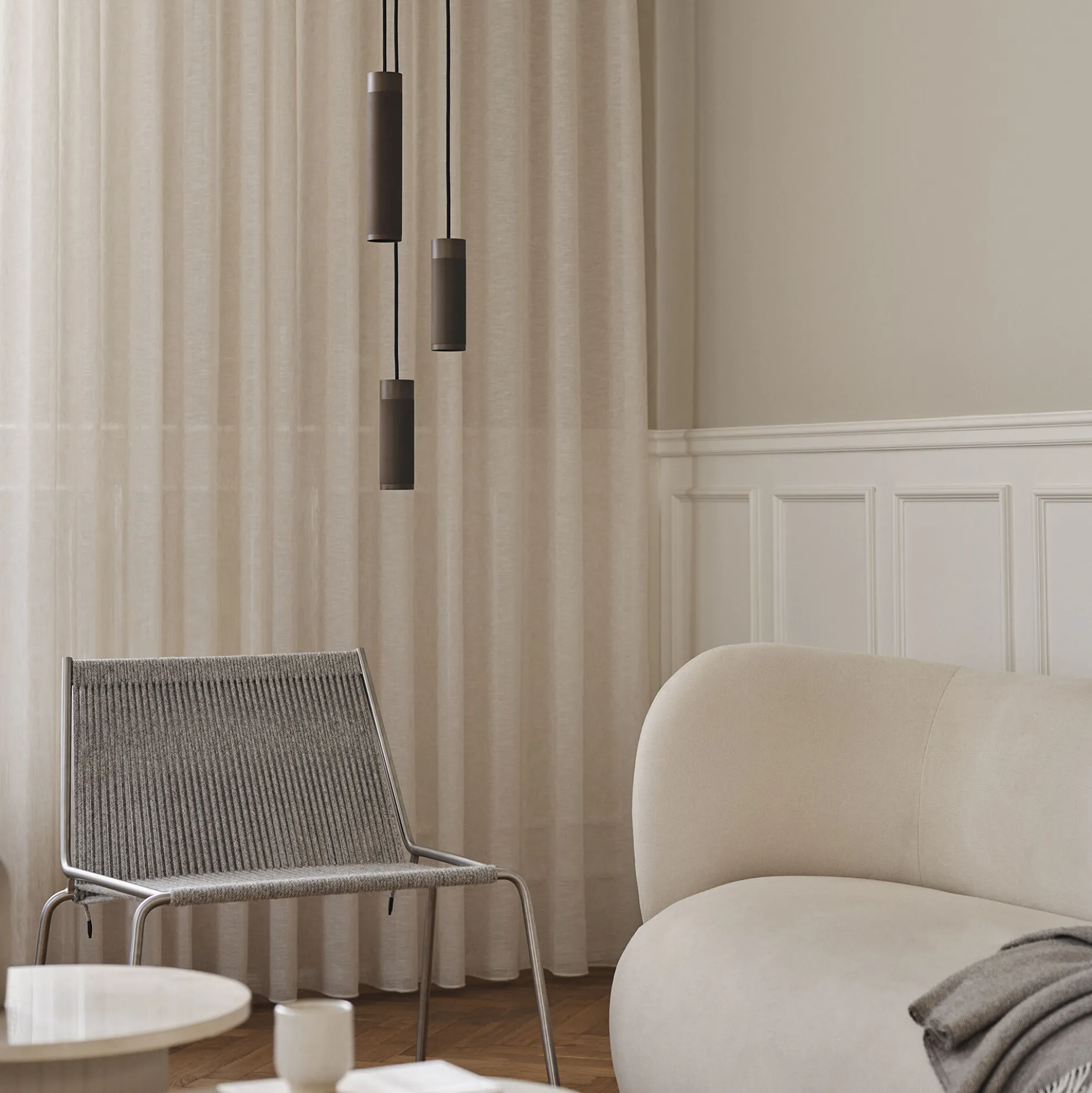 Noel Lounge Chair, steel/fair grey