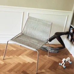 Noel Lounge Chair, steel/fair grey
