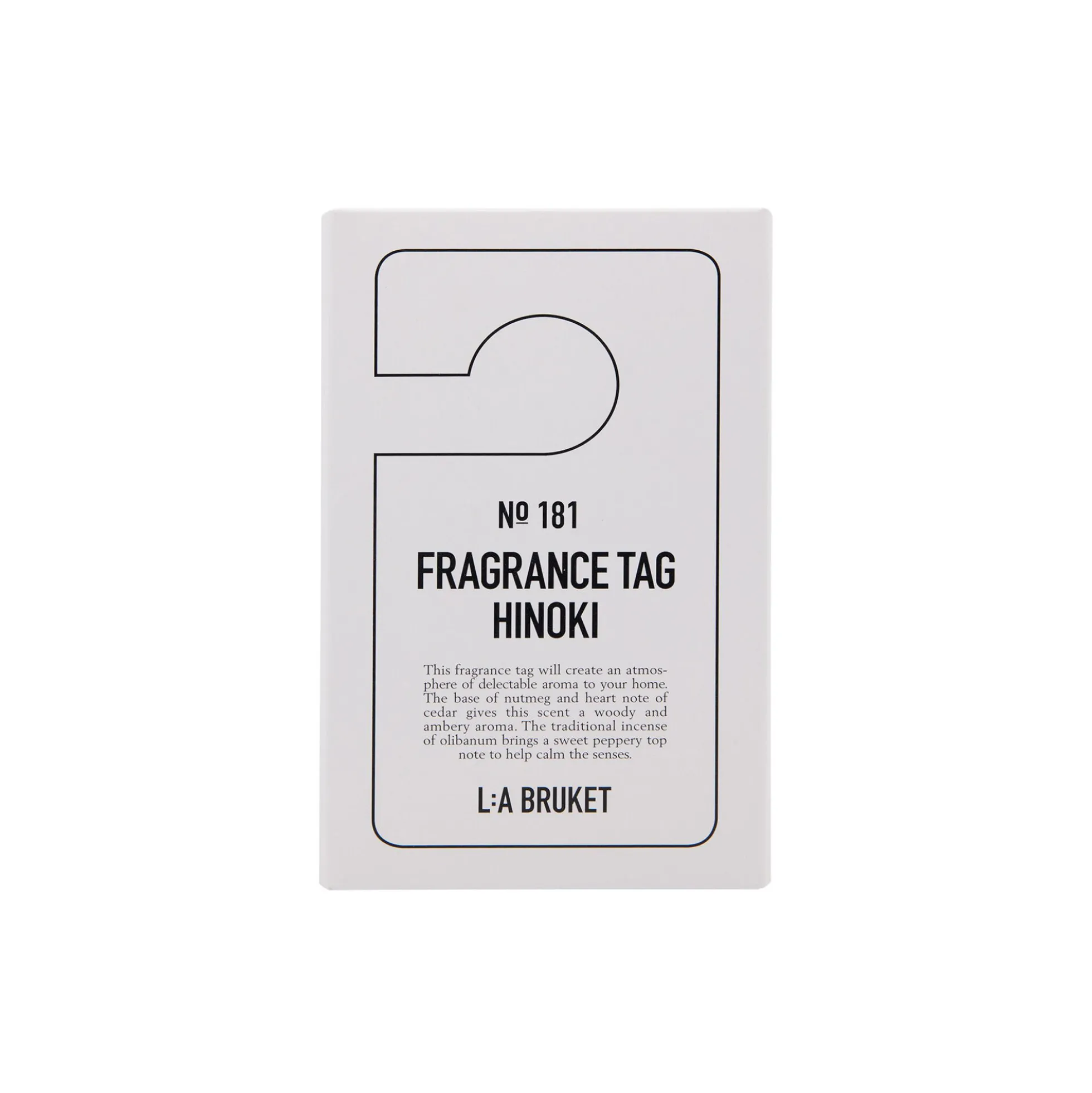 No. 181 Fragrance Tag, hinoki