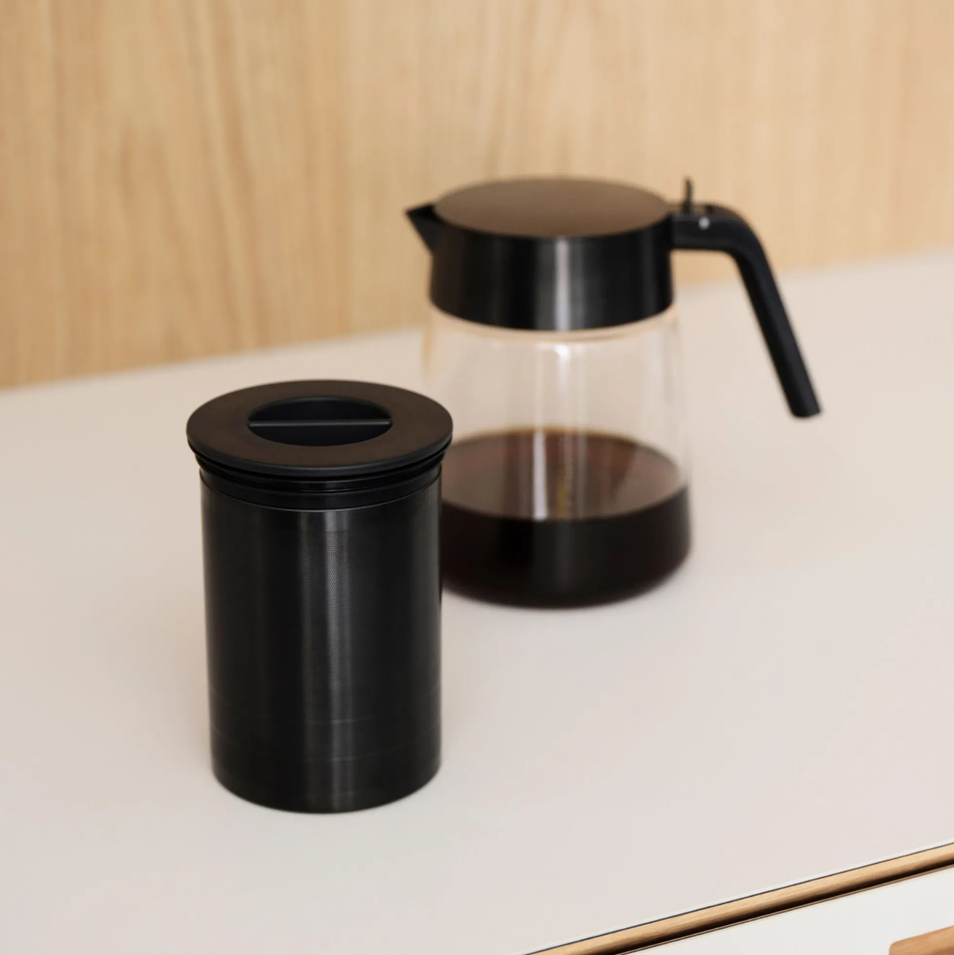 Nohr filter til cold brew, black metallic