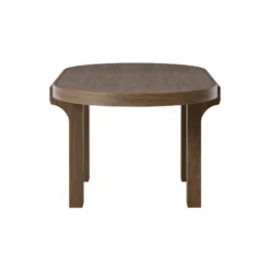 Nolan Oval Dining Table, dark wood