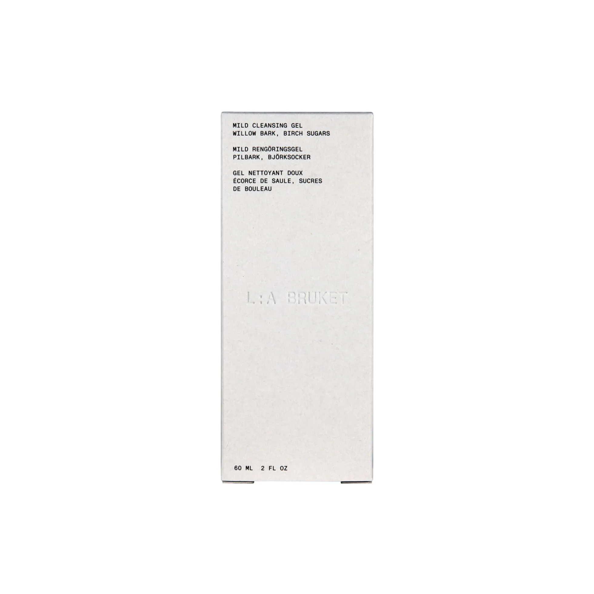No. 277 Mild Cleansing Gel, willow bark/birch sugars