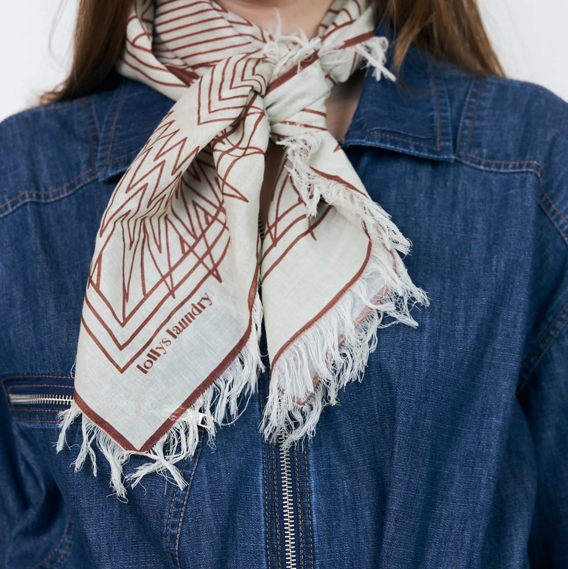 NoorLL Scarf, brown