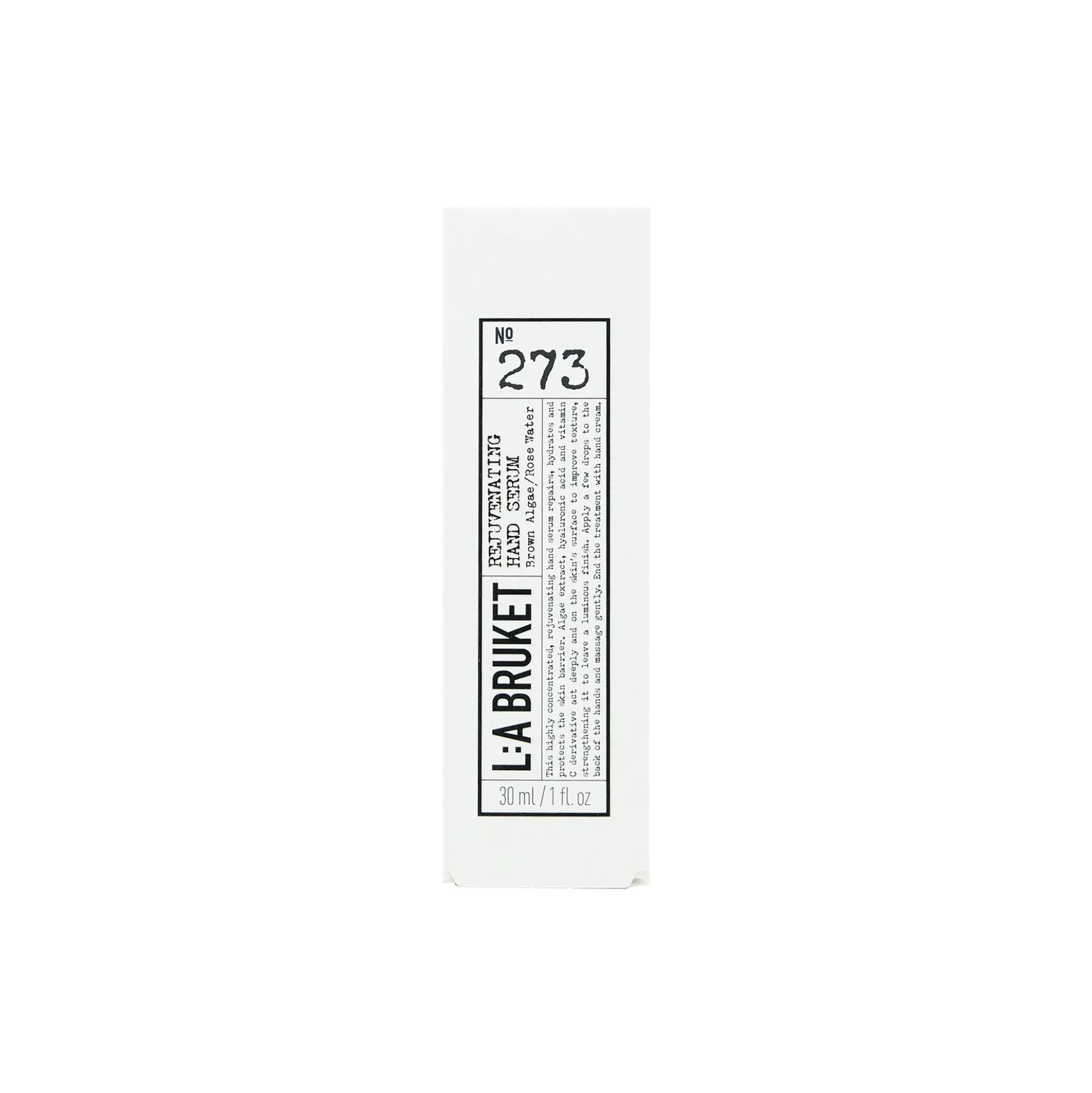No. 273 Rejuvenating hand serum, brown algae/rose water