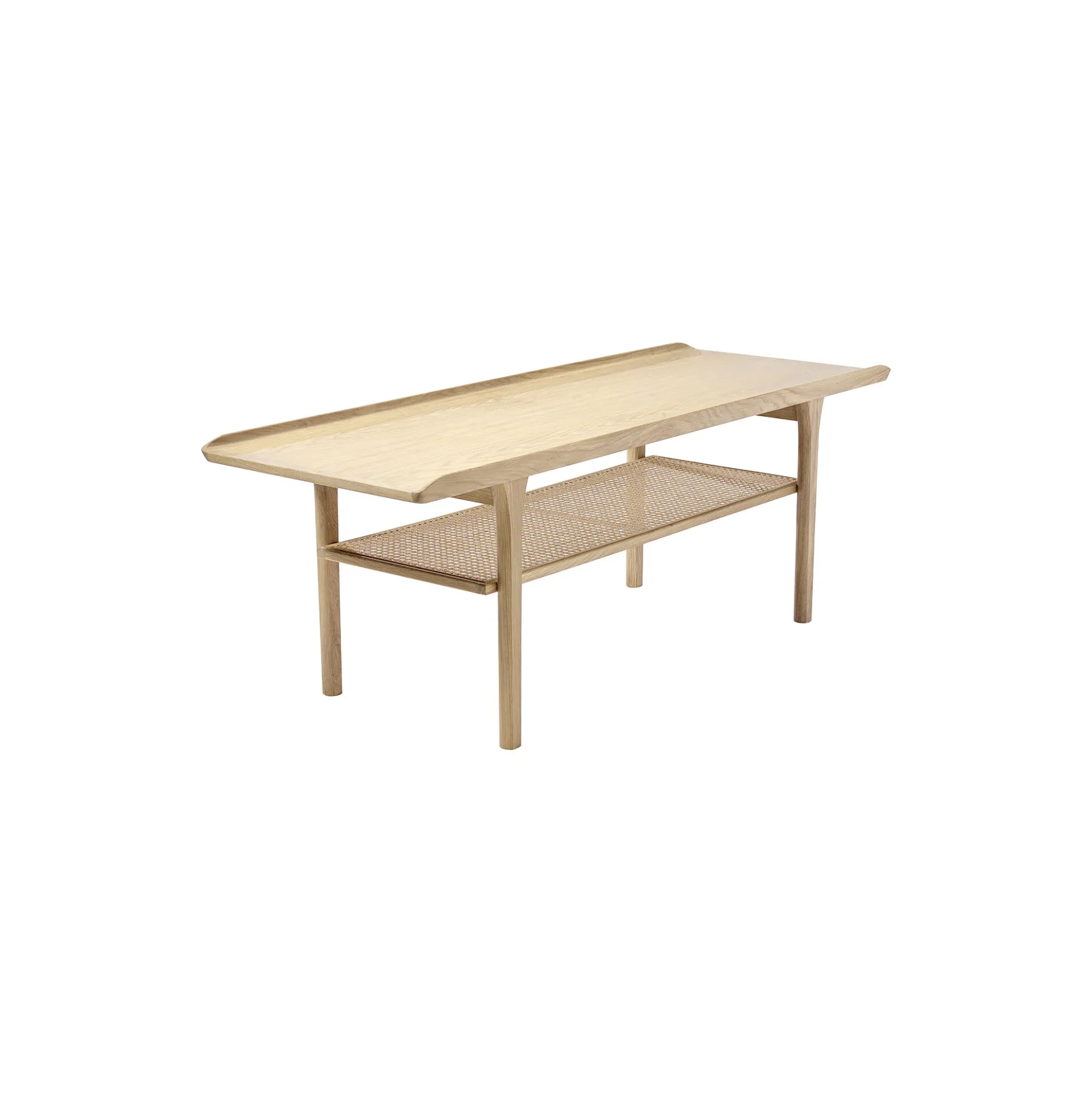 No. 25 Table, hvidolieret eg