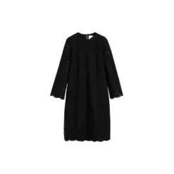 Novia Dress Embroidery, black