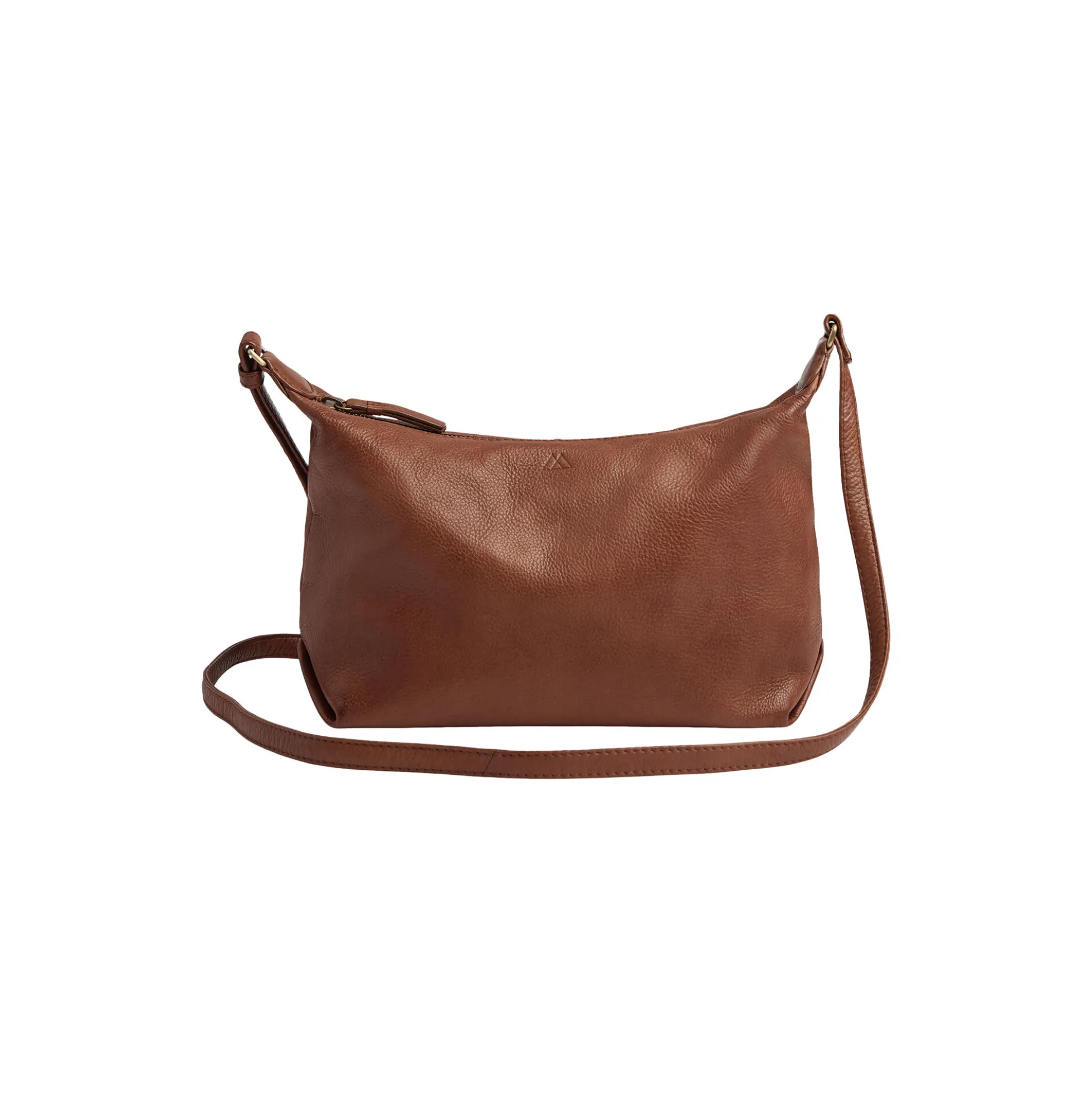 NyraMBG Cross. Bag, Soft Vint., cognac w/br. gold