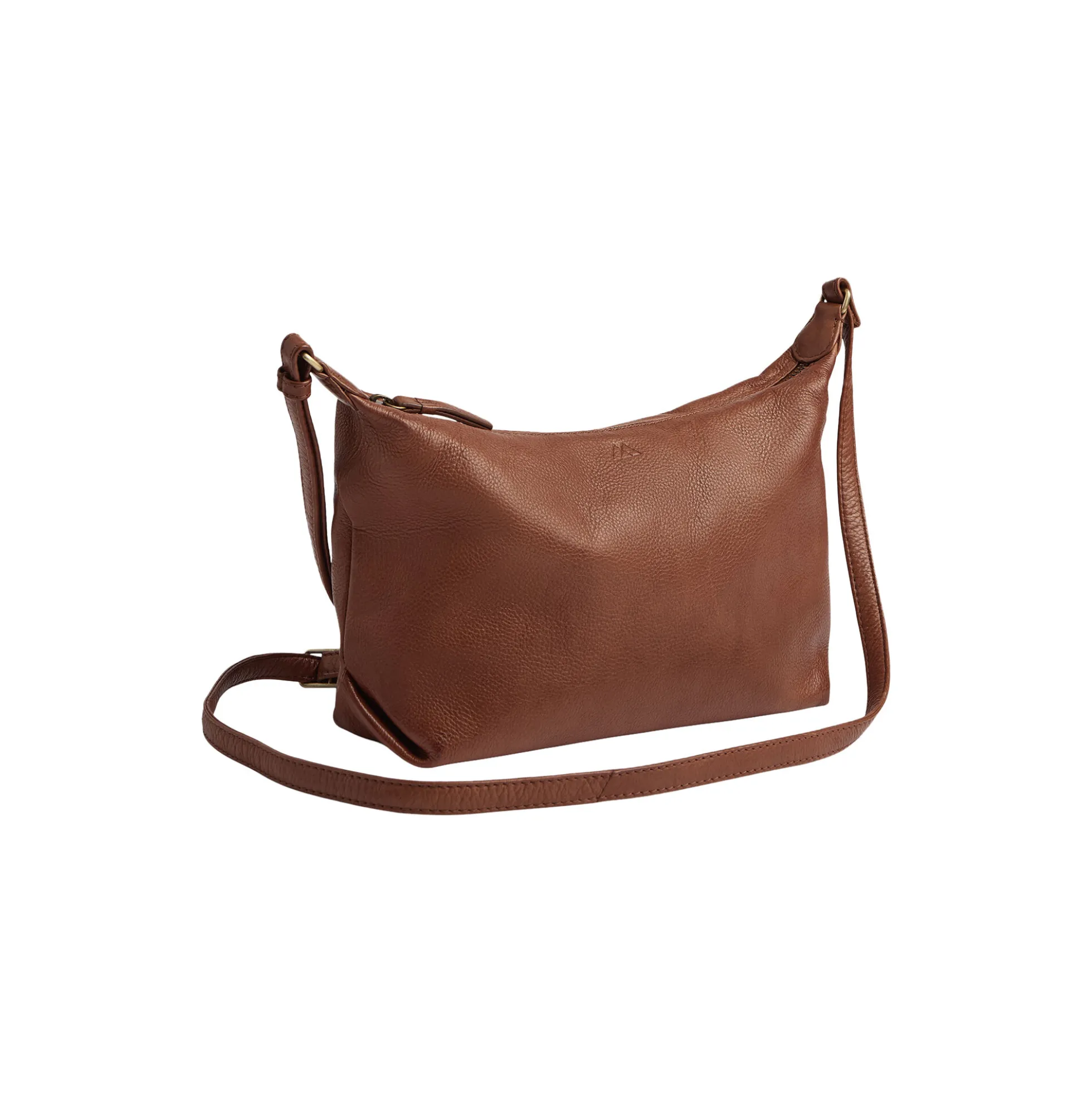 NyraMBG Cross. Bag, Soft Vint., cognac w/br. gold