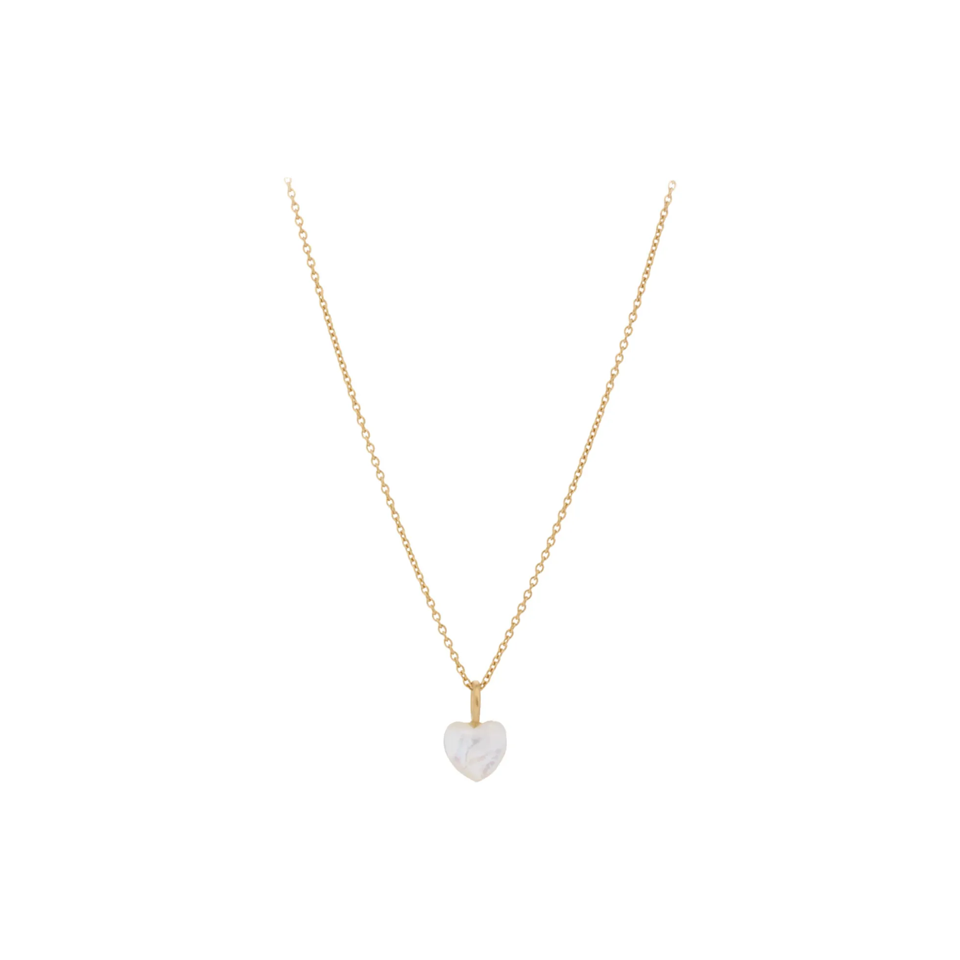 Ocean Heart halskæde, guld