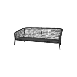 Ocean large 3-pers. sofa, dark grey