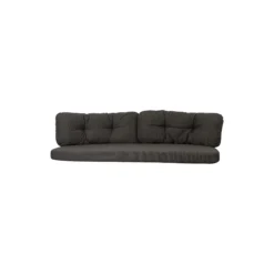 Ocean large 3-pers. sofa hyndesæt, dark grey