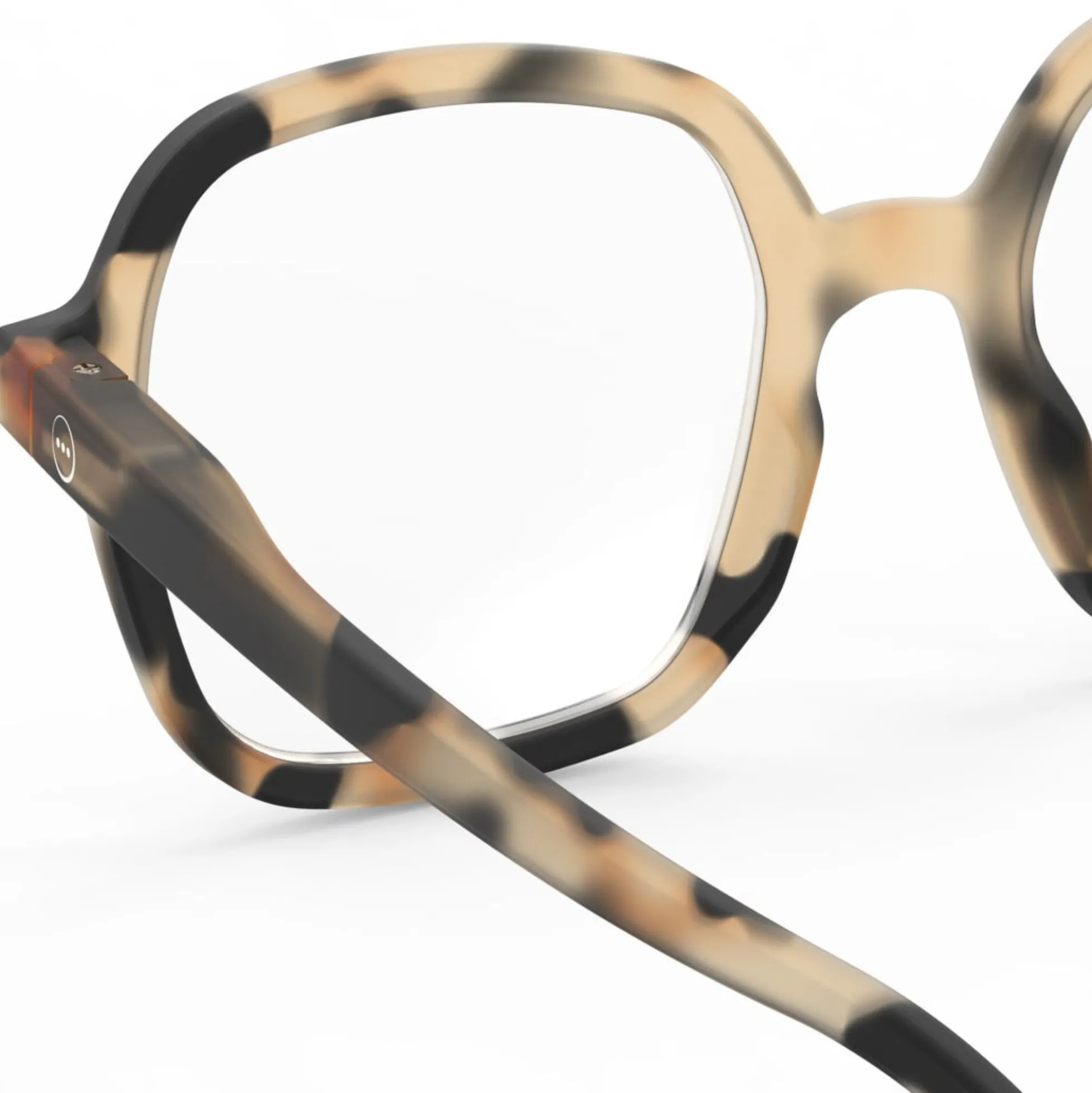 #OFFICE READING briller, light tortoise