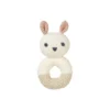 Oline kanin rangle, white/beige/rose