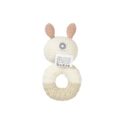 Oline kanin rangle, white/beige/rose