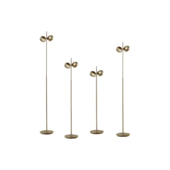ORBIT gulvlampe, brass