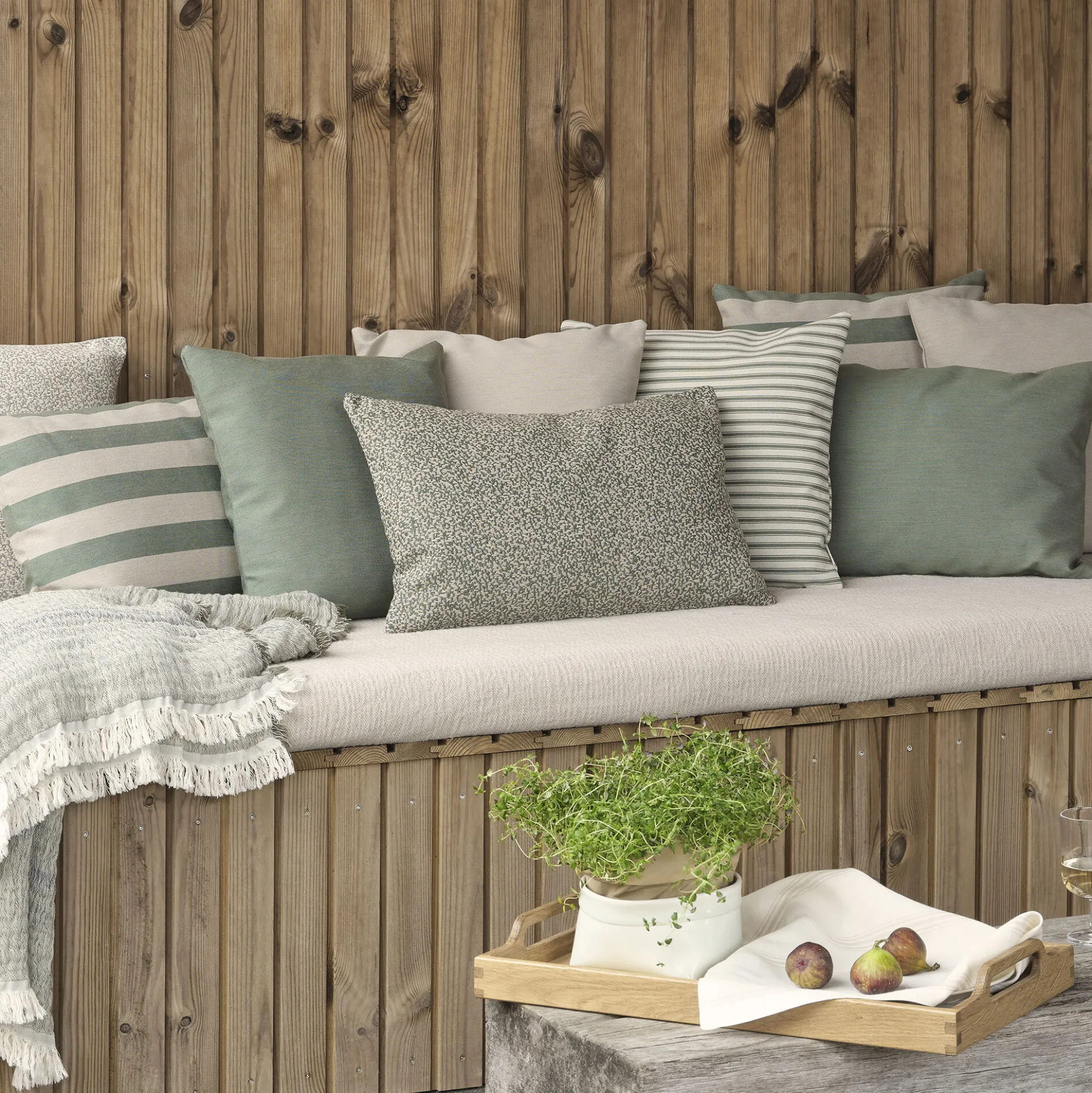 Outdoor Basic pude, green