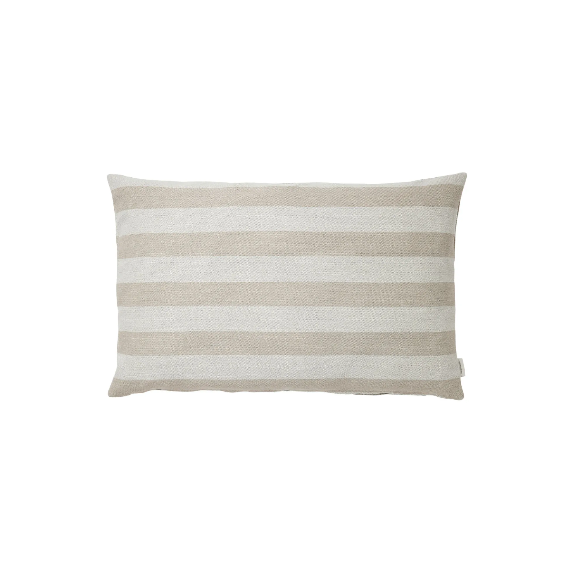 Outdoor Stripe pude, beige