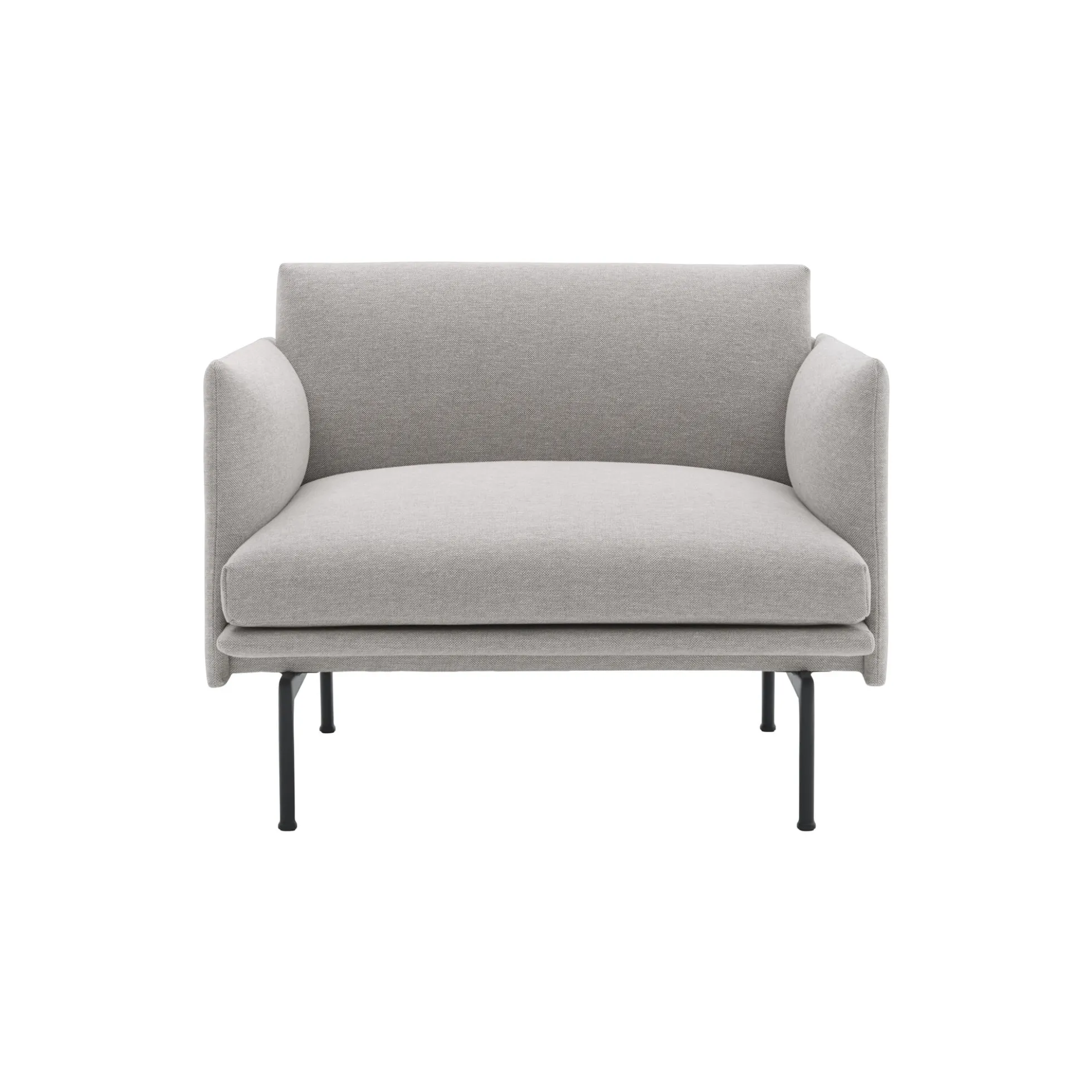 Outline Chair, clay/black
