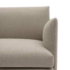 Outline Chair, ecriture/polished aluminum