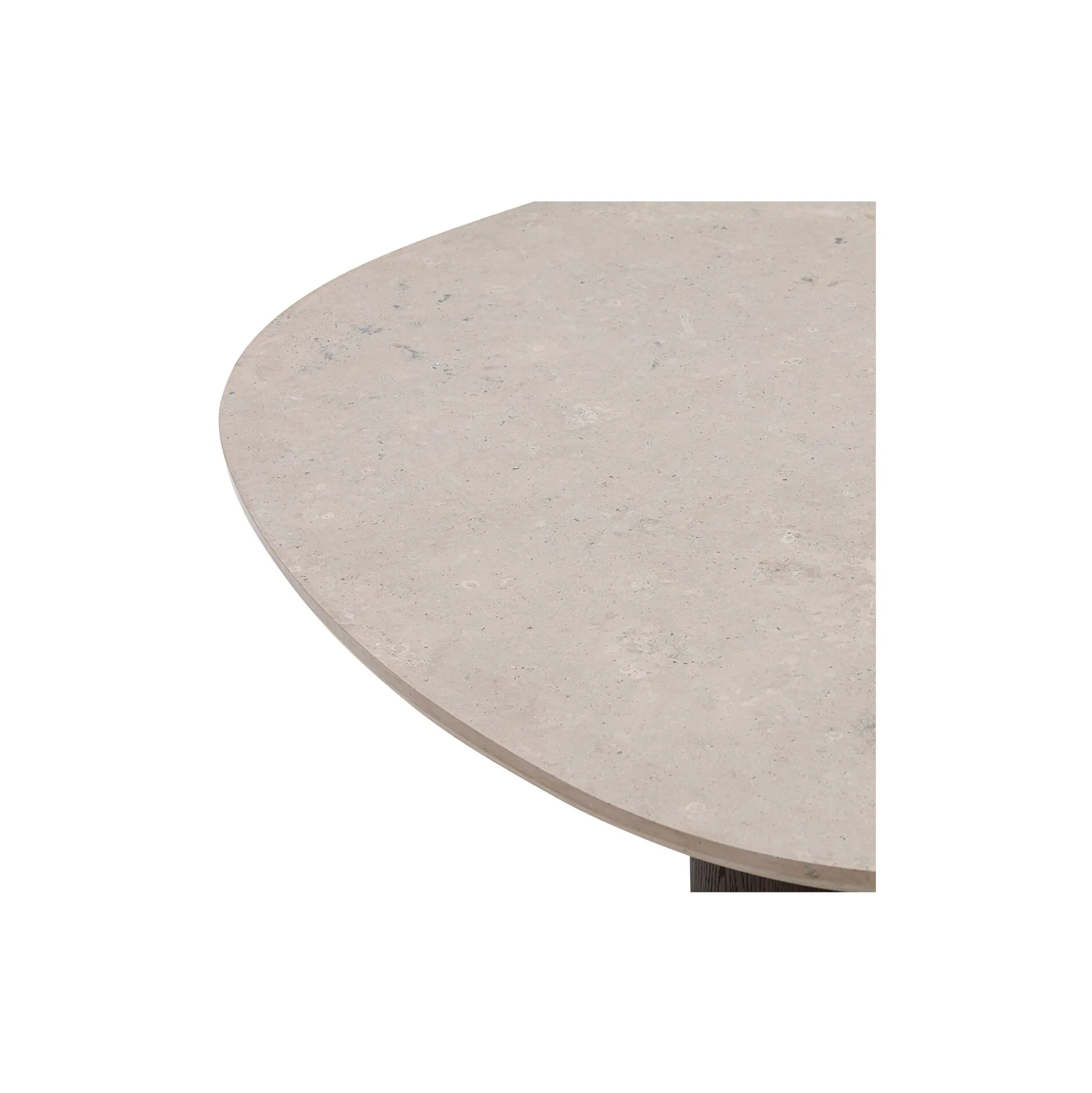 Ovata spisebord, Jura Grey limestone/dark brown oak