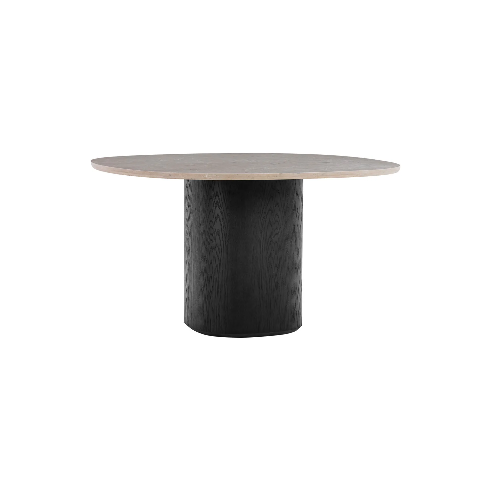 Ovata spisebord, Jura Grey limestone/black oak