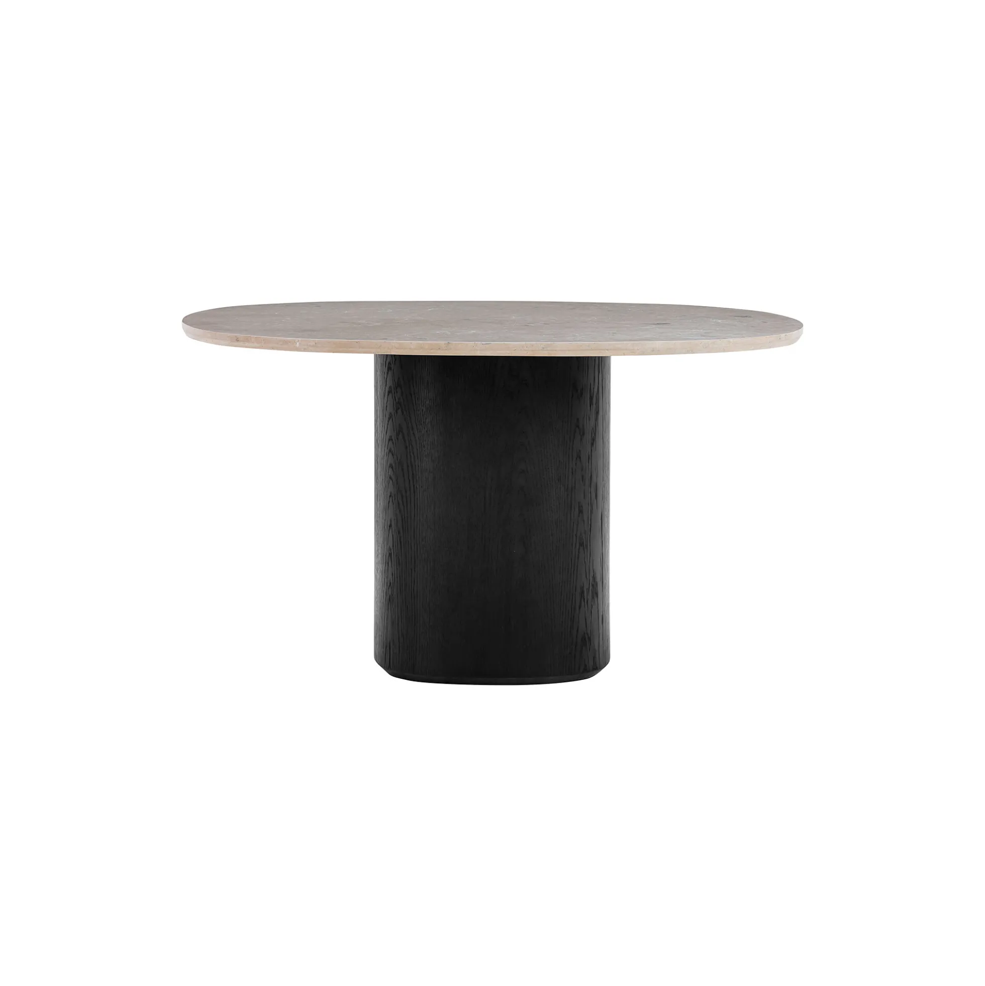 Ovata spisebord, Jura Grey limestone/black oak