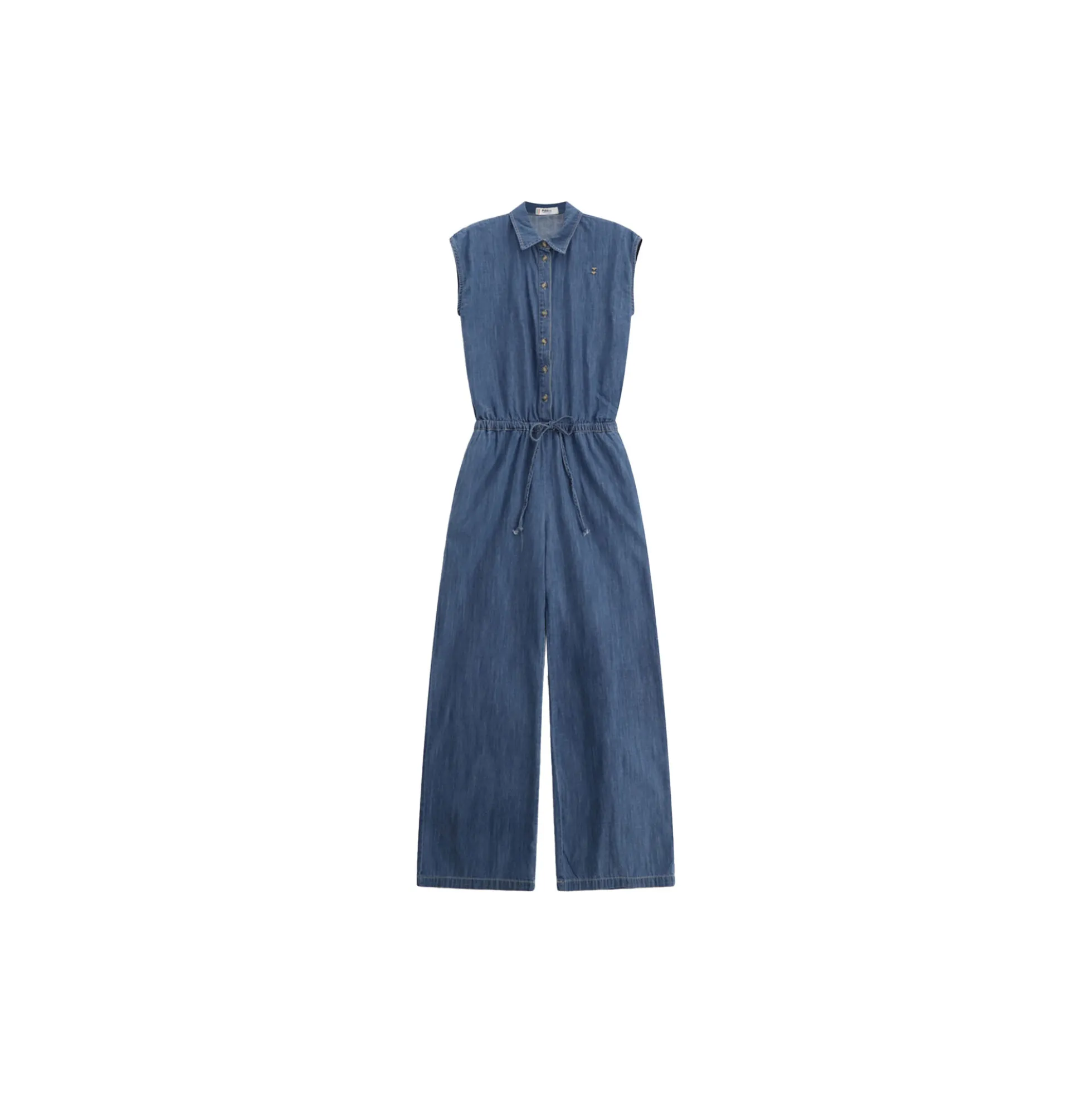 Overall, blu denim