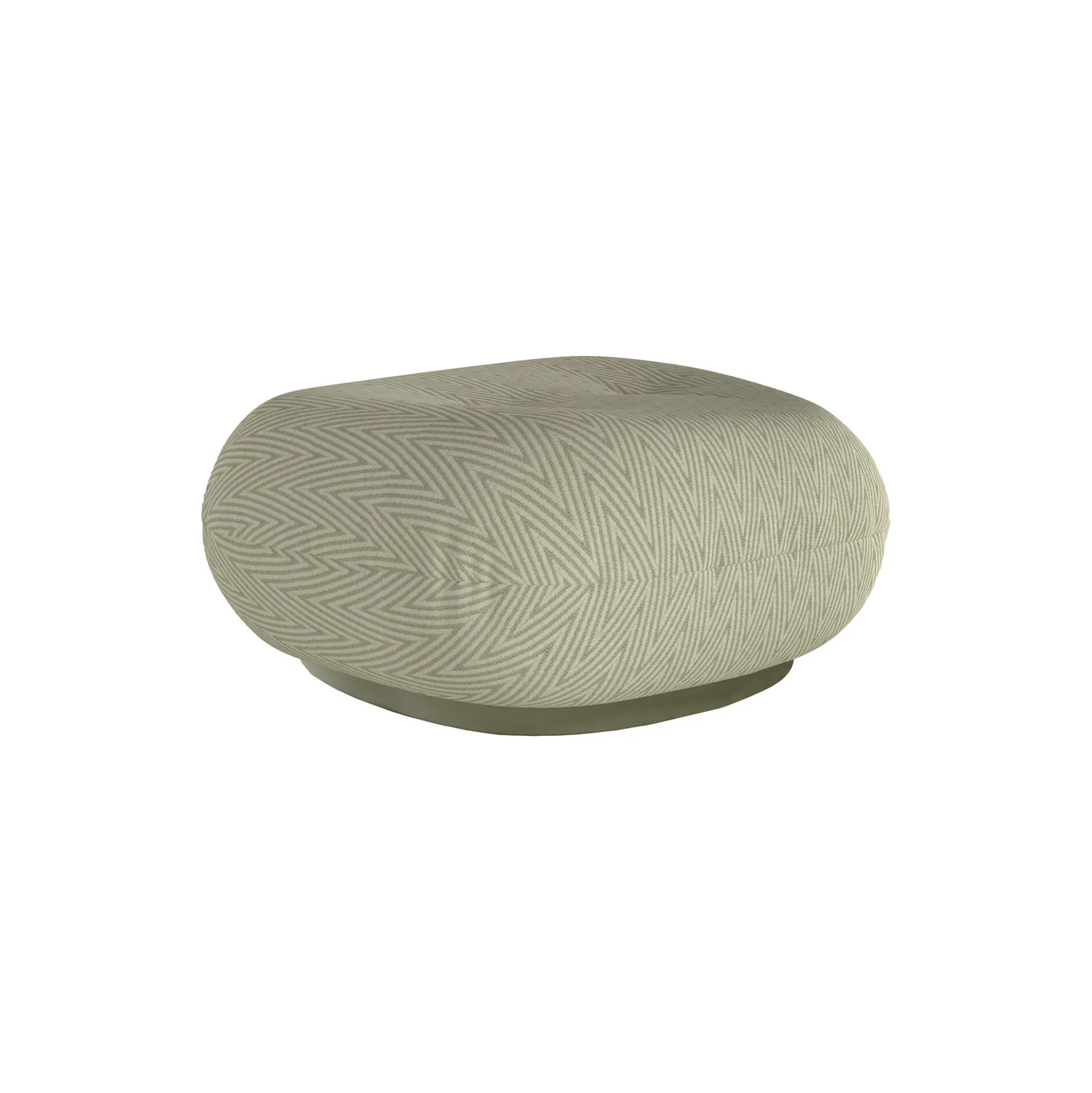 Pacha Outdoor Ottoman, Chevron 008