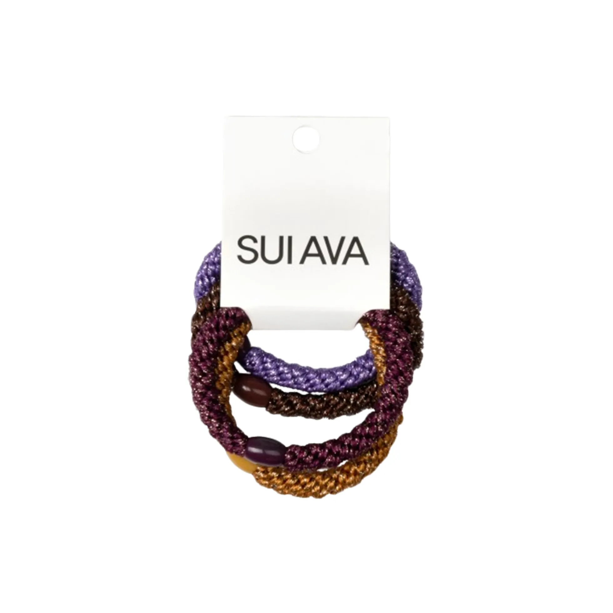 4-pack Basic Essentials Elastics, autumn glitter