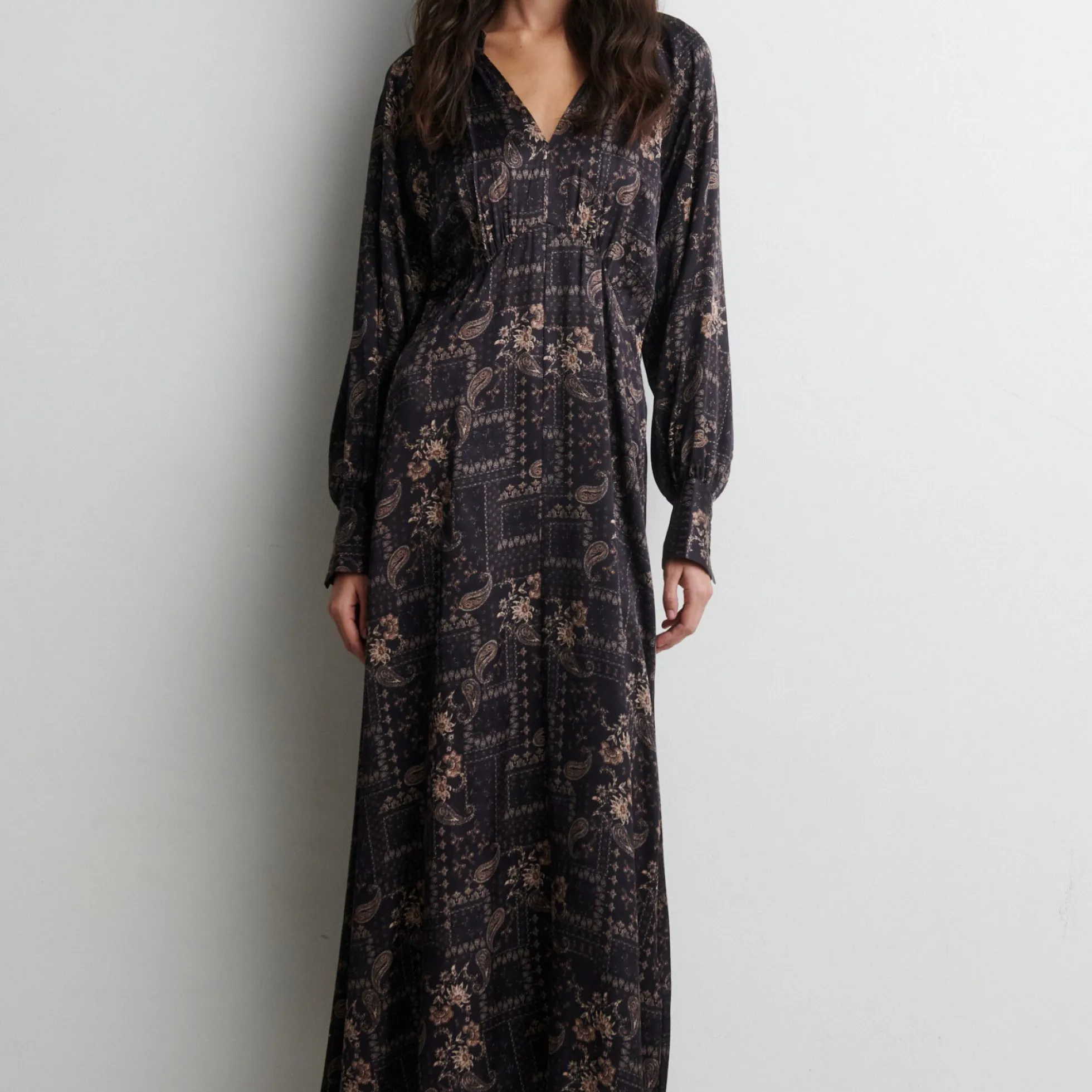 Paisley Dress, black